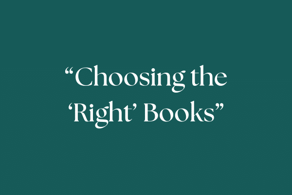 "Choosing the Right Books"