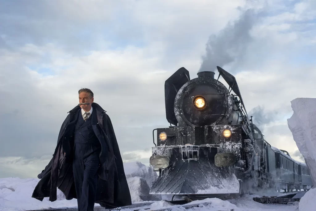Kenneth Branagh in Murder on the Orient Express from 20th Century Fox
