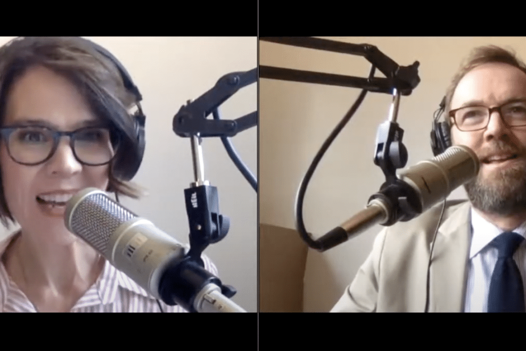 screenshot of webinar footage