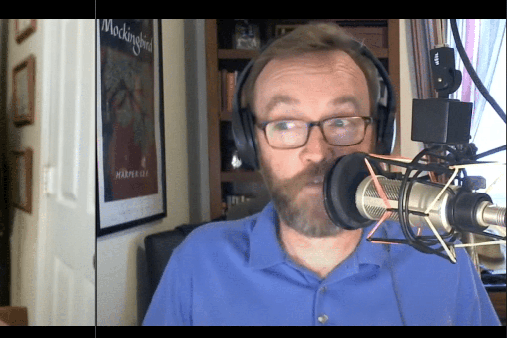 screenshot of webinar content