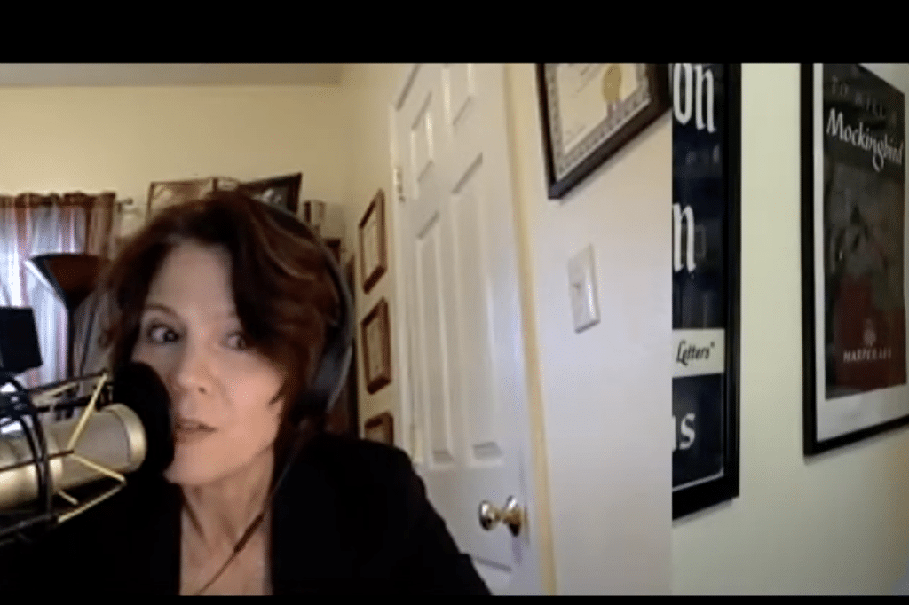 screenshot of webinar content