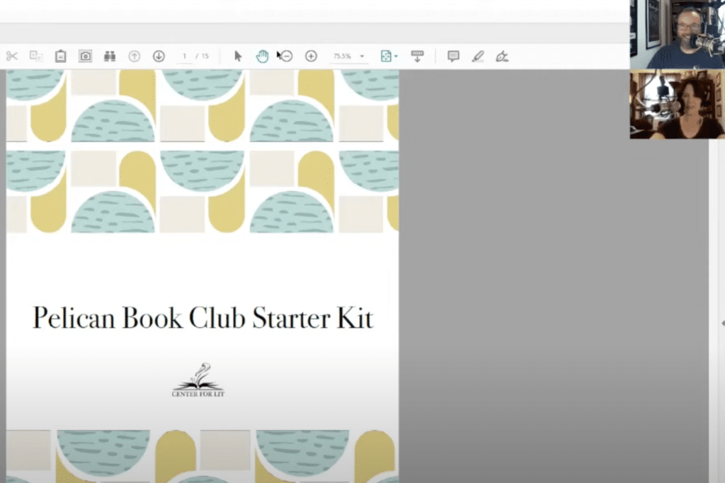 screenshot of webinar content