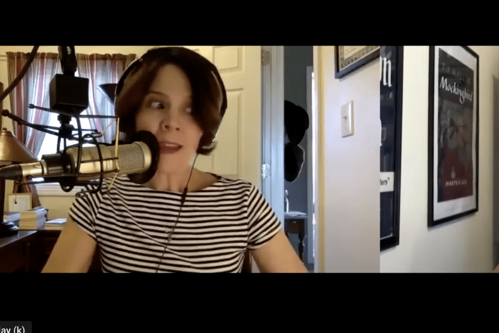 screenshot of webinar content