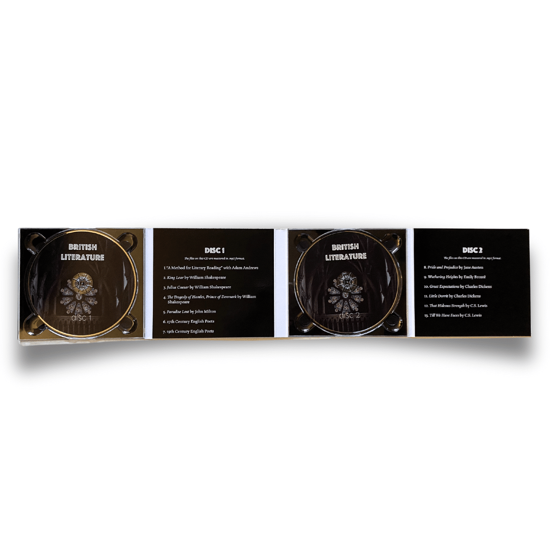 British Literature Audio Course discs