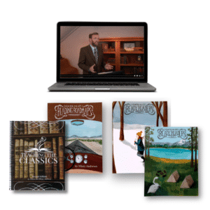 Cover previews of Teaching the Classics, Reading Roadmaps, Ready Readers Children's Literature Volume 1 and Ready Readers Elementary Literature Volume 1